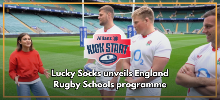 Lucky Socks unveils England Rugby Schools programme